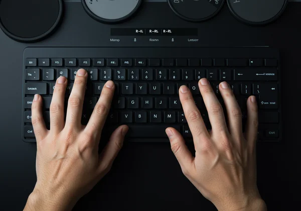 นิ้วกำลังสาธิตการตีกลองแบบ Single Stroke Roll